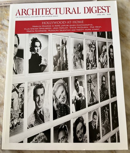 LOT 4 ARCITECTURAL DIGEST HOLLYWOOD-MARCH 1977-APRIL 1992-APRIL 1994-MARCH 2000! - Picture 6 of 9