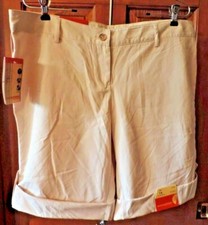 Weatherproof Shorts Womens Outdoors Hiking Cross Training Size 14 Cream