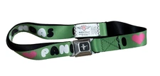 Buckle Down I love Pandas Ford Mustang Belt