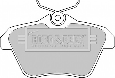 Set of Rear Brake Pads for ALFA ROMEO 156 Sportwagon (2000-2006) 932 2.0L
