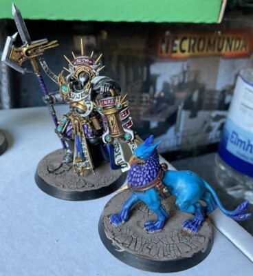 Warhammer AoS - Stormcast Eternals - Lord Castellant + Gryph Hound (R44) Exc