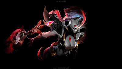 League of Legends riven riot games video game characters playmat gaming mat