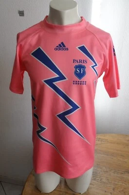 MAILLOT SHIRT RUGBY STADE FRANCAIS ADIDAS T. L 2004 2005 EXTERIEUR TOP 14 - Photo 1/4