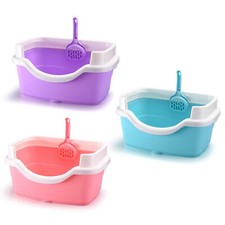 Open Top Litter Tray Pet Litter Tray Cats Dogs High Sided Tray scoop -120 sold