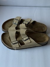 Birkenstock Sandals Arizona BS Suede Embossed BEIGE SIZE M9-W11 100 AUTHENTIC