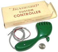 Vintage TRADESHIP 1/24 1/32 Slot Car CUSTOM CONTROLLER The Amoeba Thumb +Finger!