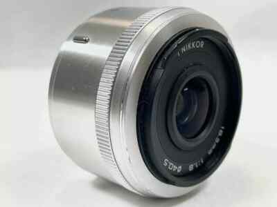 【マツトウ】Nikon　1NIKKOR　18.5mmf1.8 Nikon 1 NIKKOR 18.5mm F1.8 Lens -Silver- for Nikon 1 mount From
