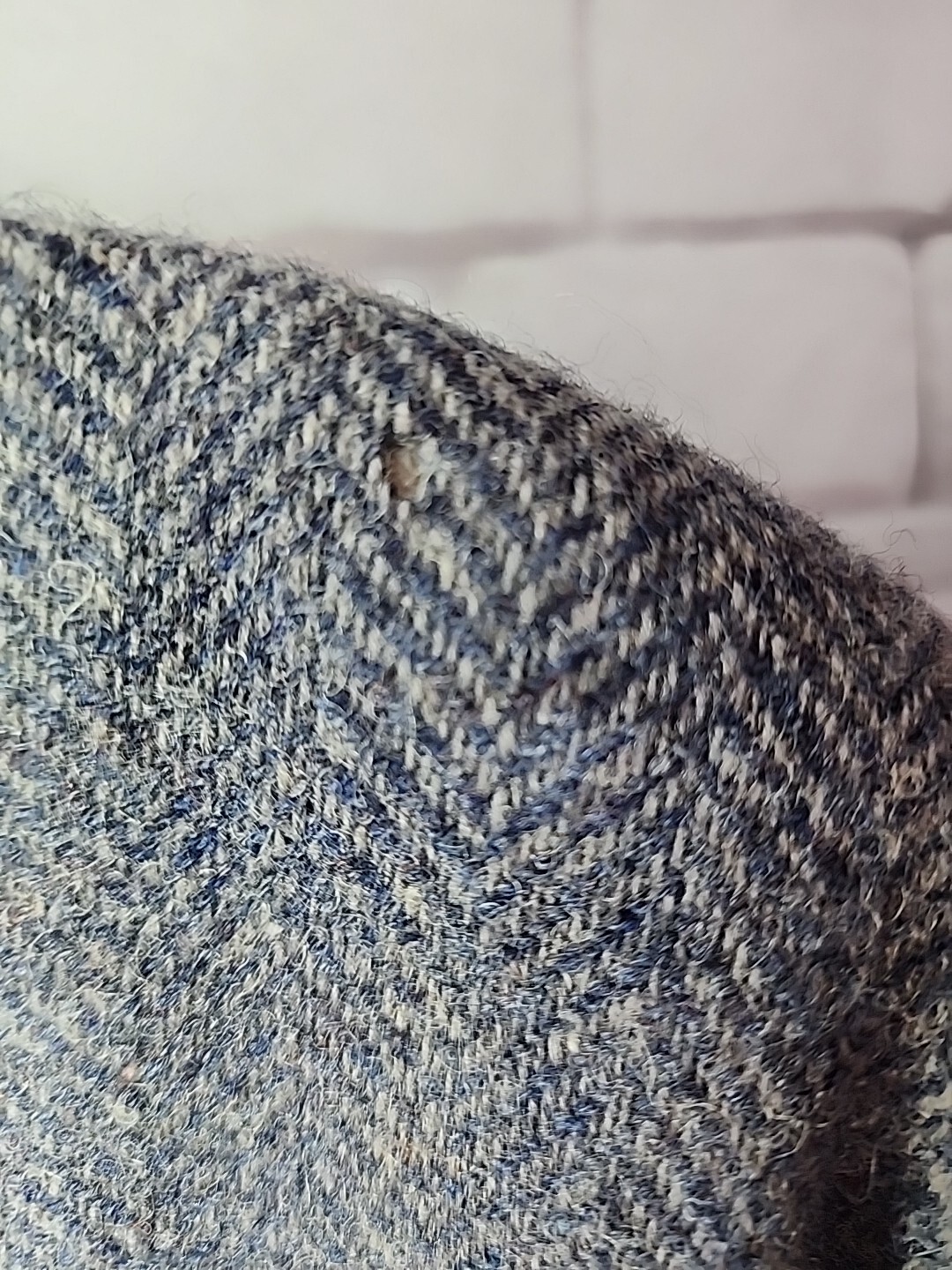 FILA Giacca cappotto sportivo Adams Row da uomo grigia lana due bottoni spina di pesce taglia 42 R