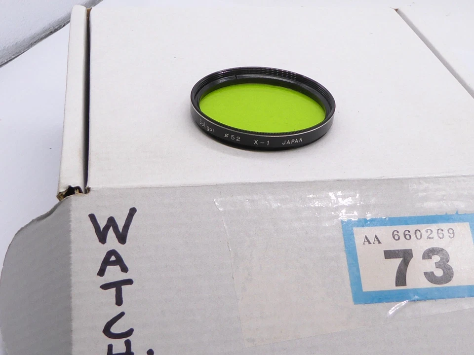 soligor  52mm X -1 Green Filter. Made in Japan. light green shade G - Image 3 of 3