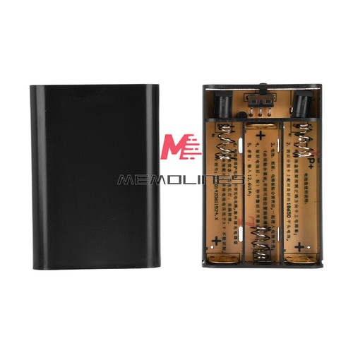 12V Rechargeable 3PCS 18650 Battery Box DIY Removable For Cellphone WiFi Router - Afbeelding 20 van 20