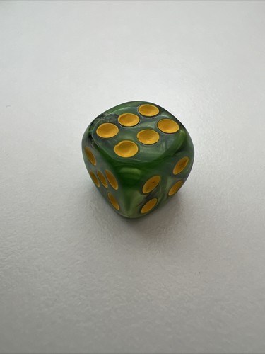 Chessex Lab Dice 1 & 2 1x of each 16mm D6 Set Of 10 Excellent Condition - Picture 8 of 17