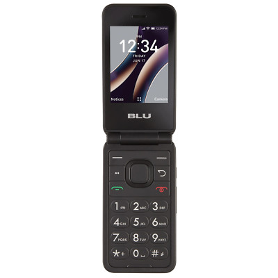 Tracfone Blu Flex, 8GB, Black - Prepaid Feature Phone [Locked to Tracfone] - New