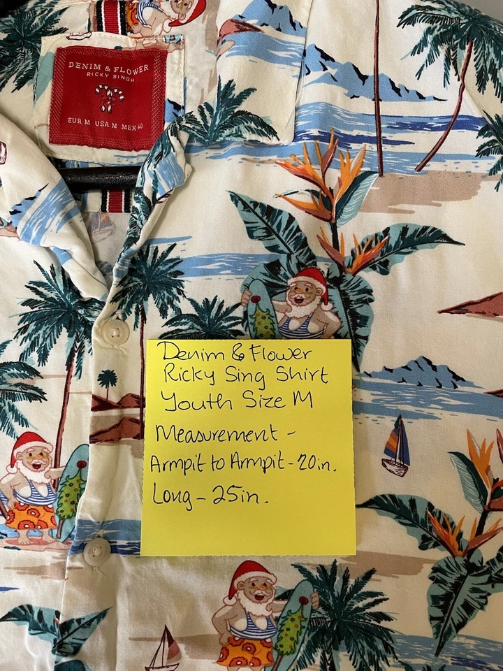 Camisa Denim & Flower Ricky Sing Juvenil Talla M Foto 3 de 3