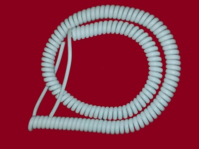 3-adriges x 1,5 qm WENDELKABEL WEISS LSZH, 1m (39,5'') SPULELLÄNGE #