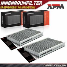 2x Innenraumfilter Filter für Jeep Renegade Fiat 500X Alfa Romeo Tonale