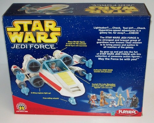 Star Wars Jedi Force Luke's X-Wing w/Sounds Playskool 2004 NIB - Picture 4 of 4