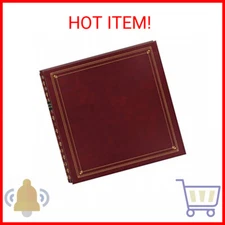 Pioneer Photo Albums MP-46 Photo Album, Burgundy Red