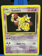 Pokémon TCG Kadabra Base Set 32/102 Regular Unlimited Uncommon