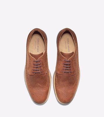 Cole Haan Men's Original Grand Long Wingtip Oxford Shoes 7.5