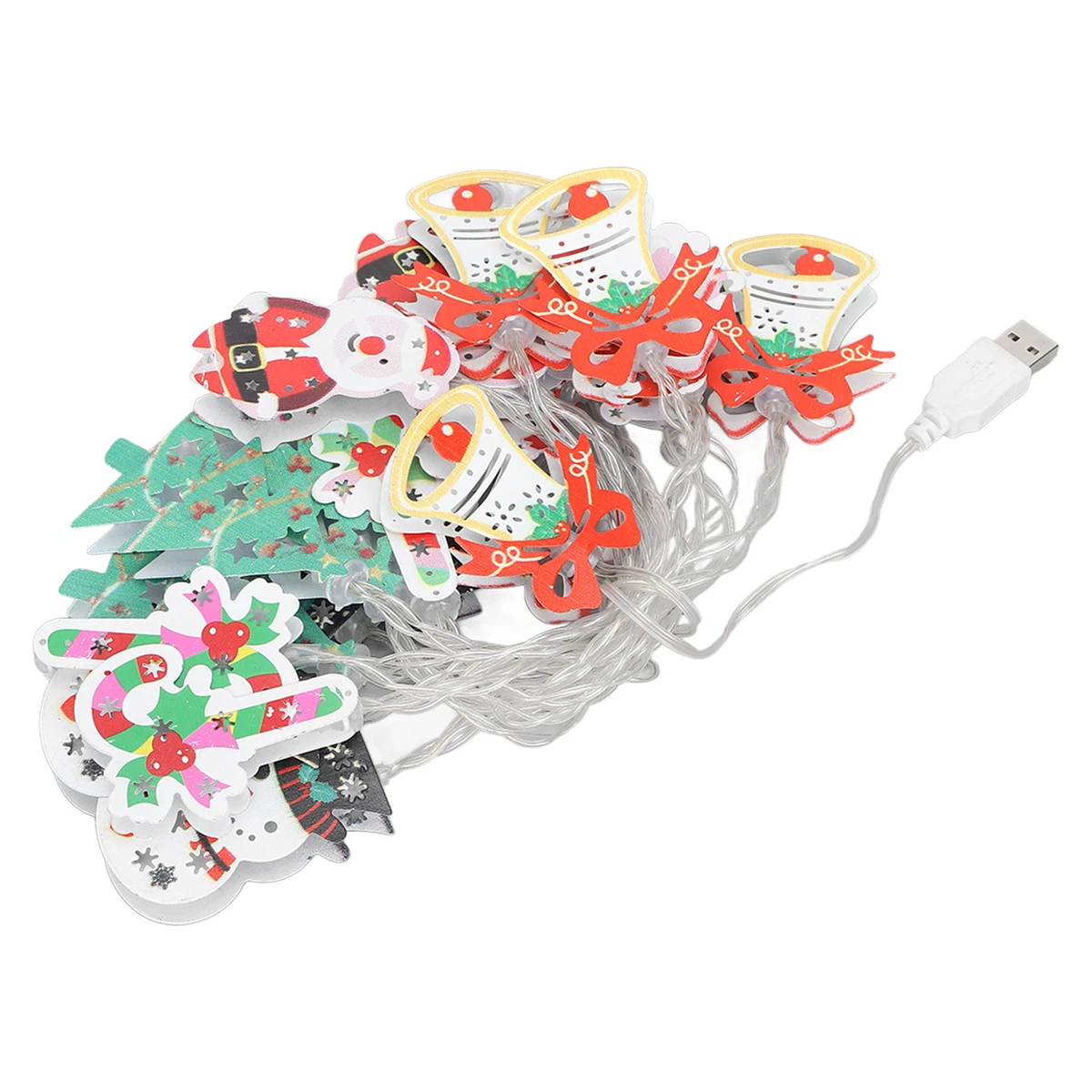 Christmas Lights String Xmas Walking Stick Stockings Long