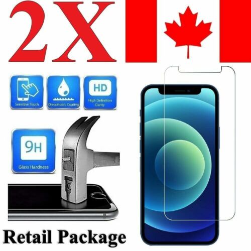 For iPhone 14 13 12 Tempered Glass Screen Protector 11 XS Max Pro 5 6 7 8 XR  X - Picture 1 of 12