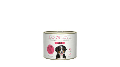 Dog's Love Men� Junior Rind Karotte Salbei 12x 200 g Nassfutter getreidefrei