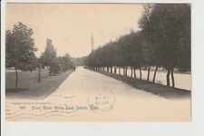 Detroit Michigan Drive in Water Works Park 1904 by Rotograph Co 1905 POSTED MI