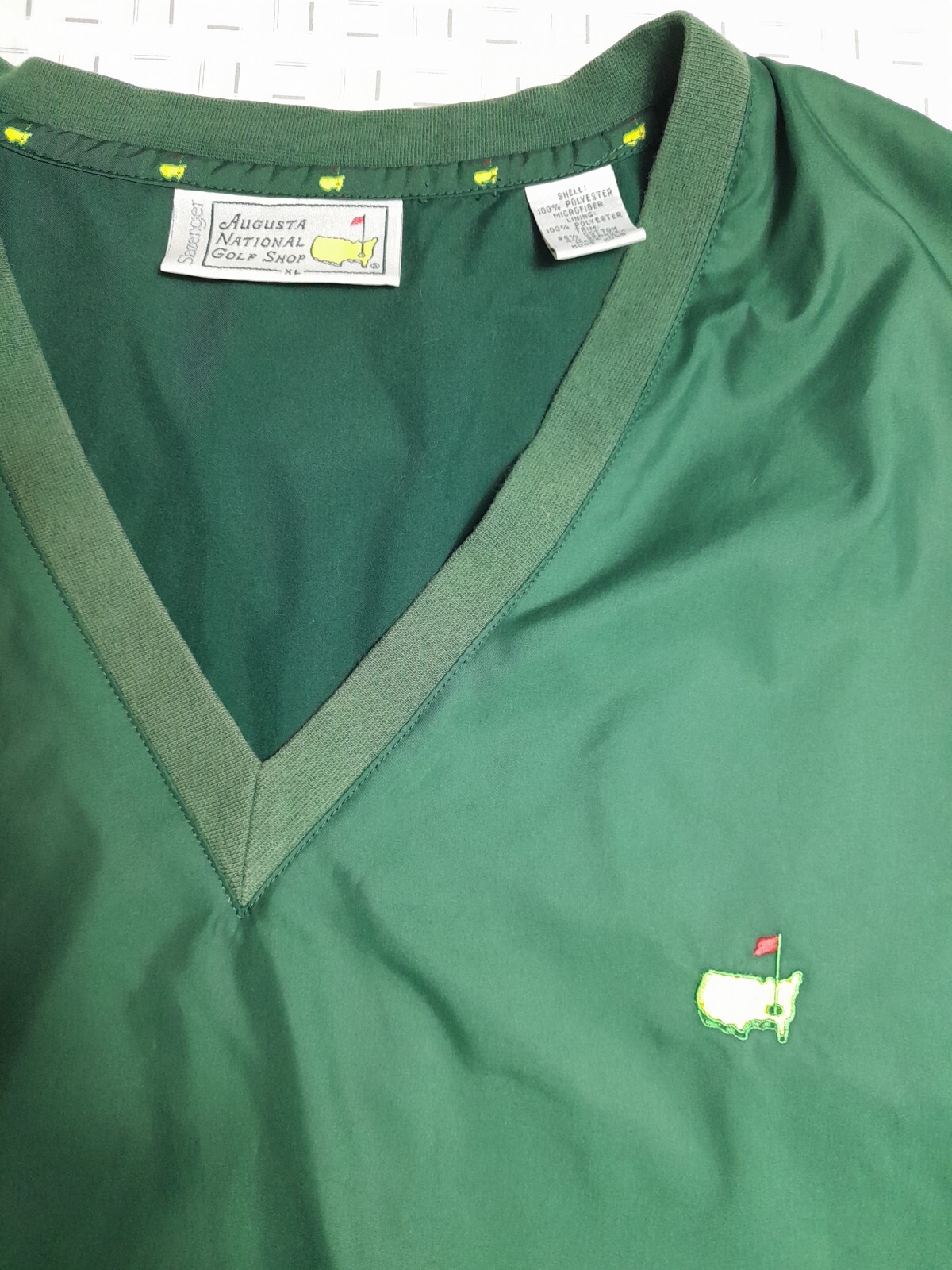 Augusta National Golf Shops Masters Green Vest XLARGE… Gem