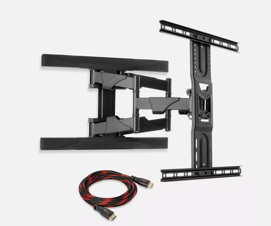 Heavy-Duty Full Motion TV Wall Mount - Articulating Swivel Bracket Cantilever - Image 2 of 4