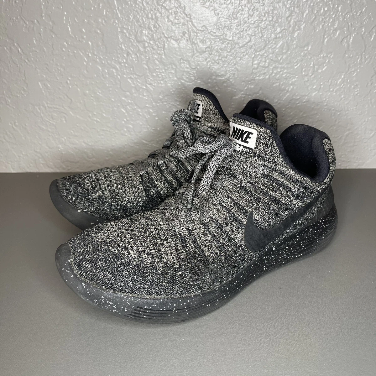 Nike lunarepic low flyknit 2 sales women's black