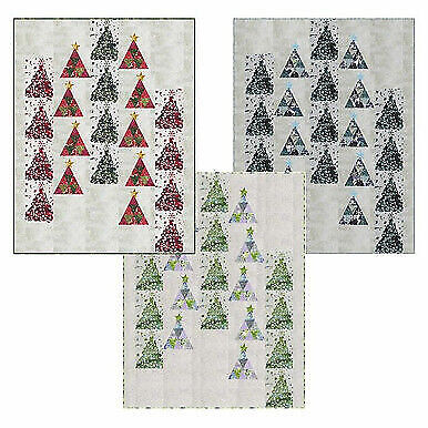 Patrón~Tree Line Diseñado por Patti Carey cuenta con telas Winterlight de Nort - Imagen 1 de 3