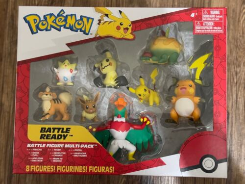 Jazwares 2023 Pokemon Battle Ready 8 Battle Figure Multi-Pack
