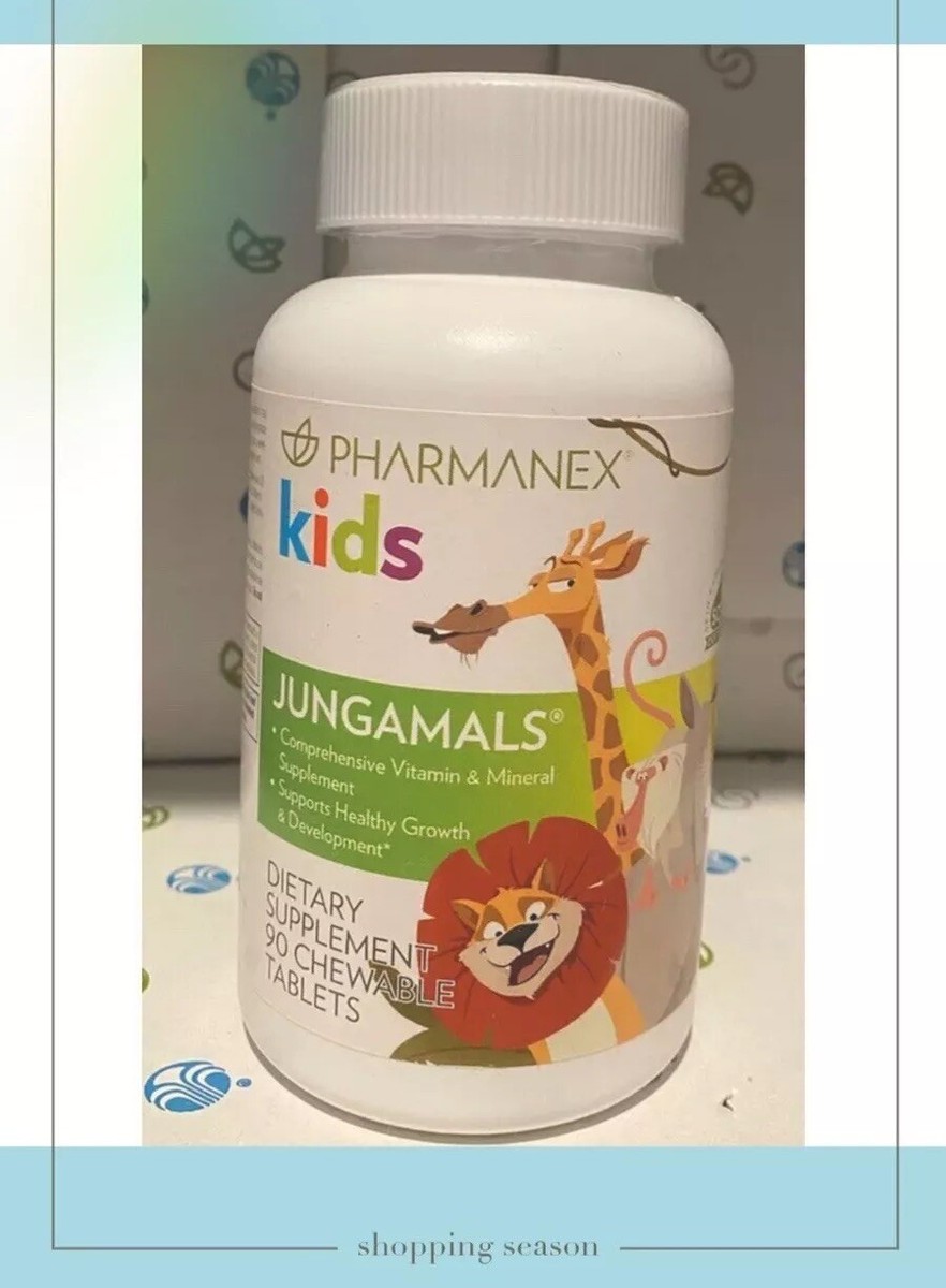 Nu Skin NuSkin PHARMANEX Jungamals Kids DIETARY SUPPLEMENT 90