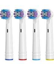 4x TOOTH BRUSH Replacement HEADS COMPATIBLE WITH Oral-B ProToothbrush EB17-P