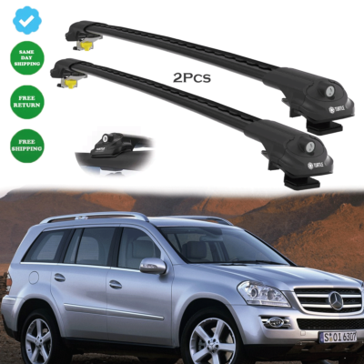 Barres De Toit Transversales Pour Mercedes Classe E S124 Break 1985-1996 - 2 Pièces, Noir, Aluminium