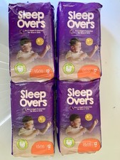  4 Packs of 12 Sleep Overs by Cuties Pull Up/ Underbriefs Sz L/XL 60 - 125 lbs