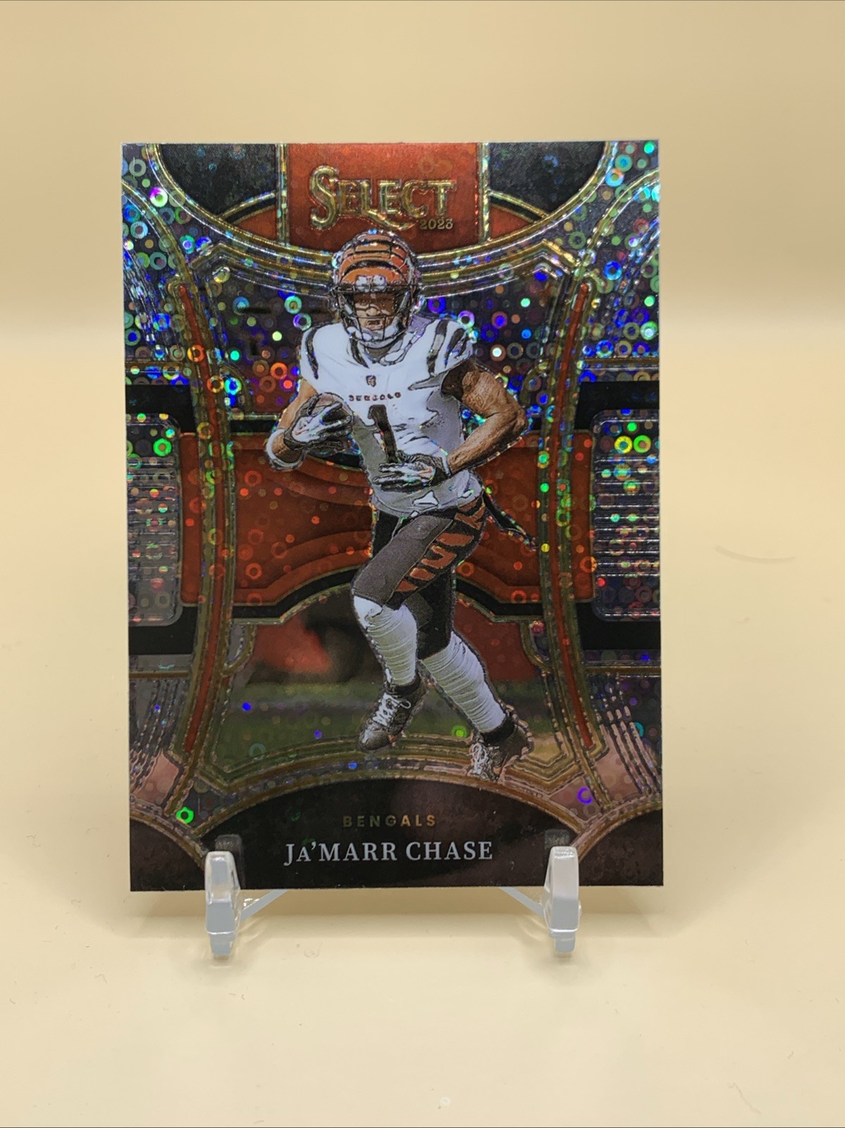 2023 Panini Select - Suite Level Ja'Marr Chase #420 Disco Prizm Bengals