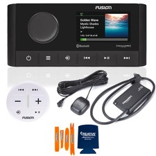 Fusion MS-RA210 Marine System with ARX70W White Wireless Remote,SiriusXM Tuner