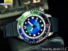 New Invicta Men's 48mm Pro Diver ABYSS Quartz BLUE/BLACK DIAL Silver Tone Watch