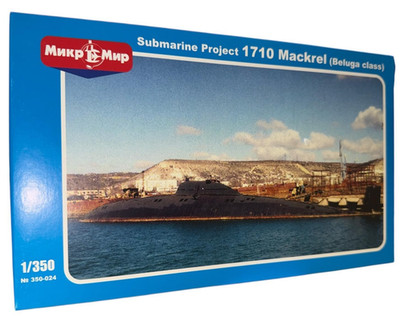 MikroMir 350-024 - 1:350 Submarine Project 1710 Mackrel Beluga class NEU OVP
