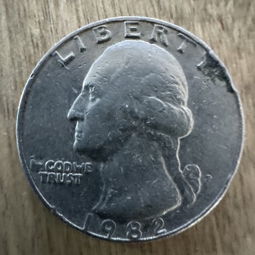1982 P Quarter Die chip ERROR .