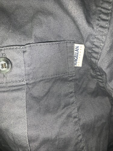 Magellan Outdoors Adventure Gear Classic Fit Long Sleeve Shirt Large Gray - Picture 2 of 7