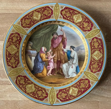 Imperial Austria Hand-Decorated Porcelain Cabinet Plate with Apple Blossoms — listing 4