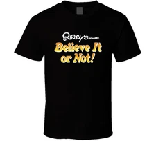 Ripley's Believe It Or Not Retro 80s Tv Show Logo Fan Cool T Shirt