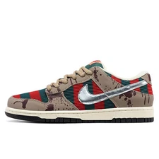 Nike SB Dunk Taupe Chrome Low Freddy Krueger Mens sizing