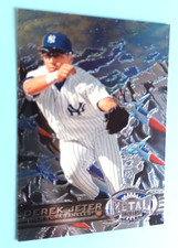 1997 FLEER METAL UNIVERSE DEREK JETER #118 BASE CARD FOIL NEW YORK YANKEES