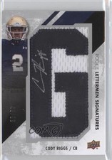 2015 Upper Deck Rookie Lettermen Signatures 32/50 Cody Riggs #RL-CR Auto 0f8