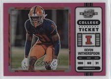 2023 Chronicles Draft Picks Contenders Optic Pink Prizm Devon Witherspoon 07rd