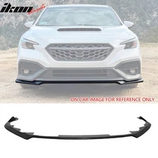 Fits 22-25 Subaru WRX 5th VB STI Style Front Bumper Lip Spoiler Kit PP Unpainted