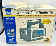 The Weather Channel Radio Weather alert Radio /TV Stormtracker VEC136 by Vector 